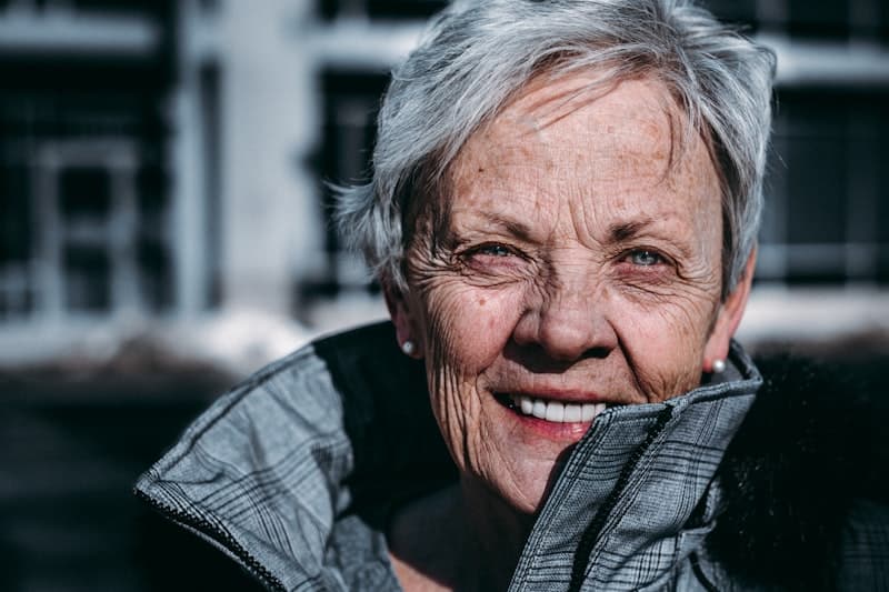 Elderly woman portrait